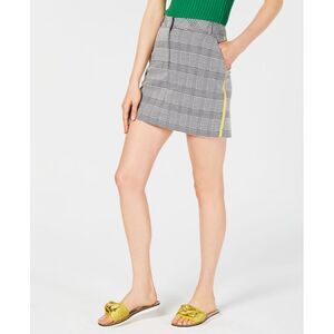 Project 28 Nyc Plaid Mini Skirt